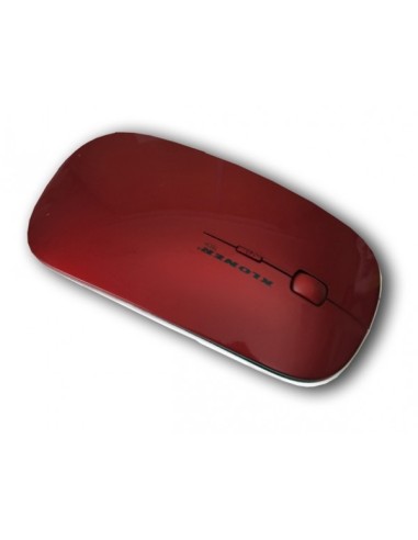 Kloner KRU0085 ratón USB Óptico 1600 DPI Ambidextro Rojo