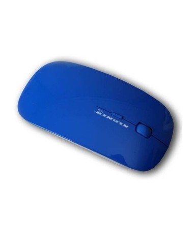 Kloner KRU0085 ratón USB Óptico 1600 DPI Ambidextro Azul
