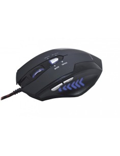 Kloner KRG1 ratón USB 2400 DPI mano derecha Negro