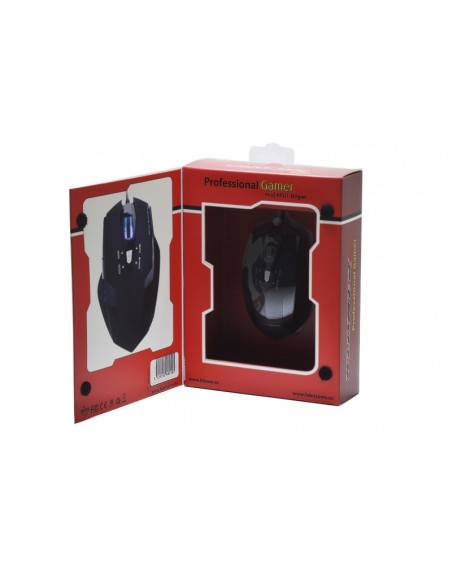 Kloner KRG1 ratón USB 2400 DPI mano derecha Negro