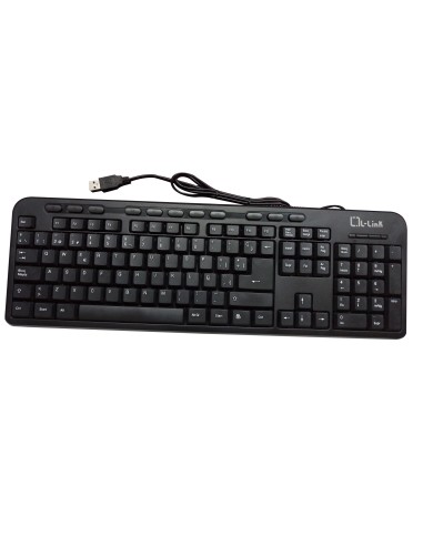 L-Link LL-KB-628M-USB teclado QWERTY Español Negro