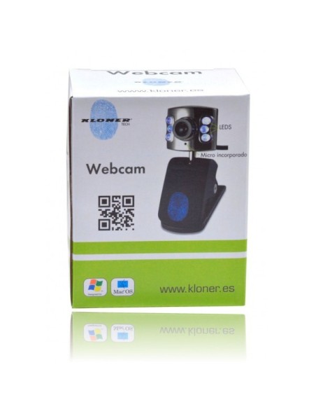 Kloner KWC0078 cámara web 1,3 MP 320 x 240 Pixeles USB 2.0 Plata
