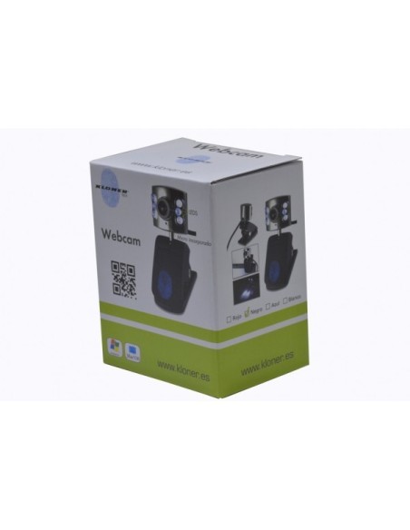 Kloner KWC0078 cámara web 1,3 MP 320 x 240 Pixeles USB 2.0 Plata