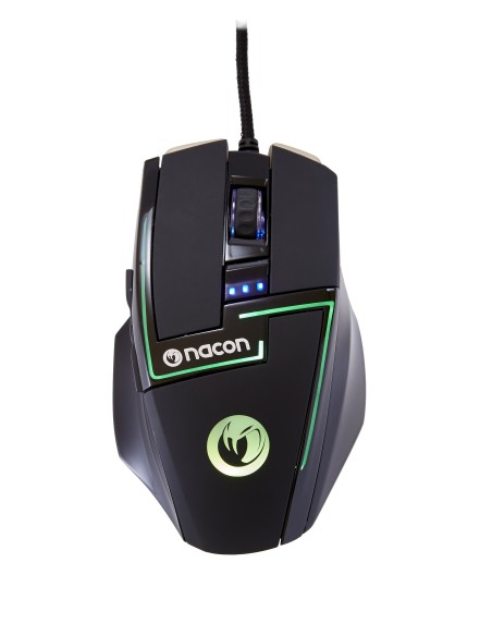NACON PCGM-350L ratón USB Laser 8200 DPI mano derecha