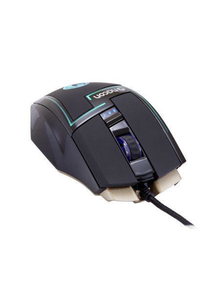 NACON PCGM-350L ratón USB Laser 8200 DPI mano derecha