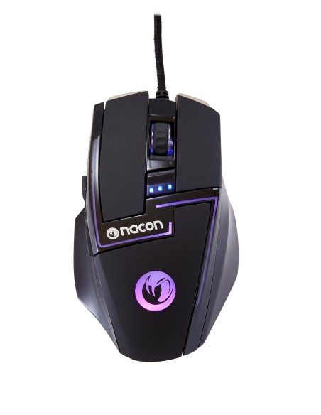 NACON PCGM-350L ratón USB Laser 8200 DPI mano derecha