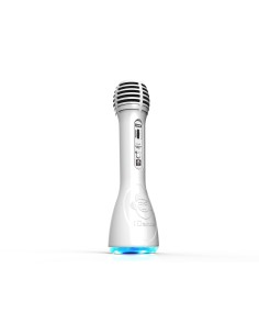 iDance Party Mic PM-6 Karaoke microphone Inalámbrico Blanco