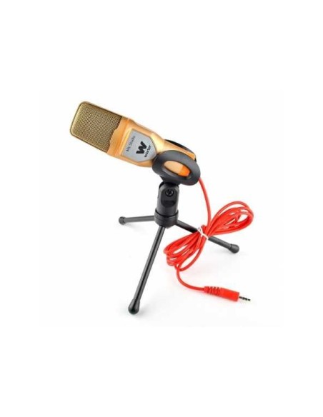 Woxter Mic-Studio Micrófono de estudio Alámbrico Oro, Naranja