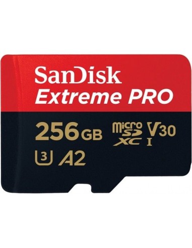 Sandisk 256GB Extreme Pro microSDXC memoria flash Clase 10