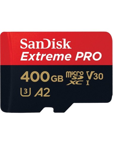Sandisk EXTREME PRO UHS-I 400 GB memoria flash MicroSDXC Clase 10