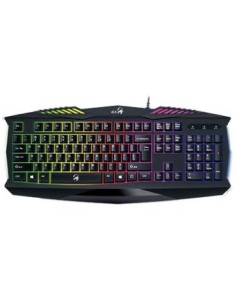 Genius Scorpion K220 USB QWERTY Internacional de EE.UU. Negro