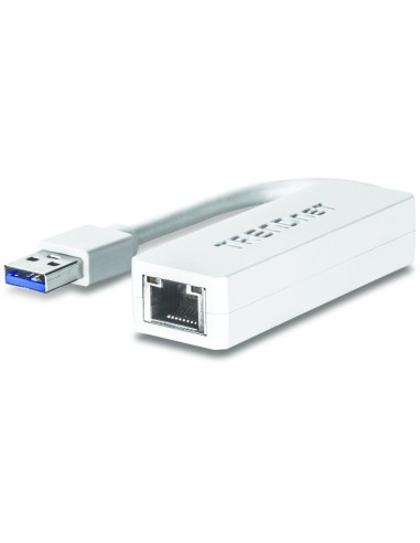 Trendnet TU3-ETG adaptador de cable USB 3.0 RJ-45 Blanco