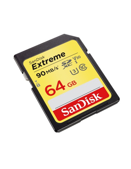 Sandisk Extreme memoria flash 64 GB SDXC Clase 10 UHS-I