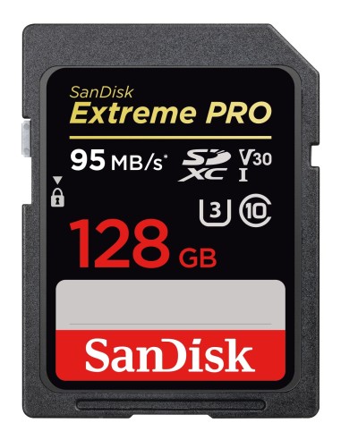 Sandisk Extreme Pro memoria flash 128 GB SDXC Clase 10 UHS-I