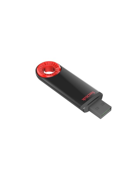 Sandisk Cruzer Dial unidad flash USB 32 GB USB tipo A 2.0 Negro, Rojo