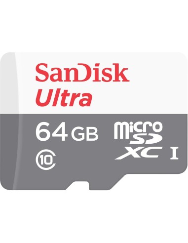 Sandisk Ultra MicroSDXC 64GB UHS-I + SD Adapter memoria flash Clase 10