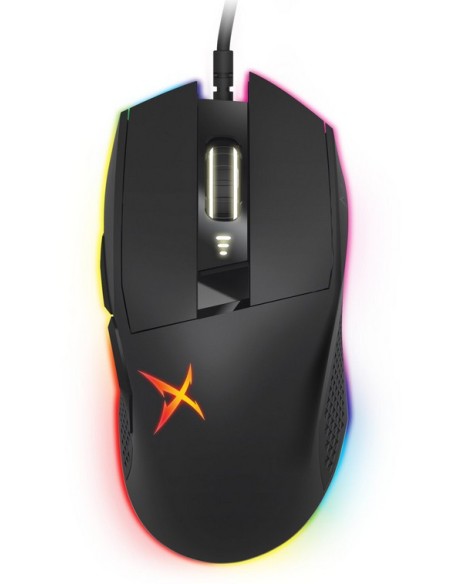 Creative Labs Sound BlasterX Siege M04 ratón USB IR LED 12000 DPI mano derecha Negro