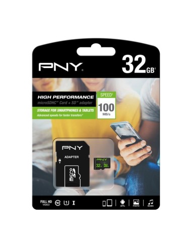 PNY High Performance memoria flash 32 GB MicroSDHC Clase 10 UHS-I