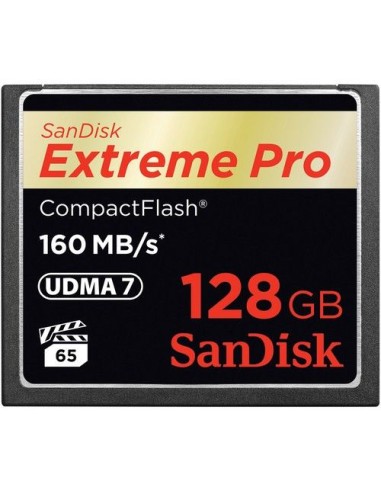 Sandisk 128GB Extreme Pro CF 160MB s memoria flash CompactFlash