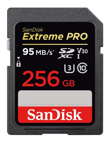 Sandisk Extreme Pro memoria flash 256 GB SDXC Clase 10 UHS-I