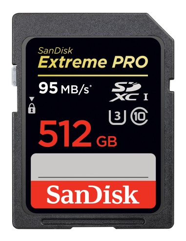 Sandisk Extreme Pro memoria flash 512 GB SDXC Clase 10 UHS-I