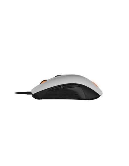 Steelseries Rival 100 ratón USB Óptico mano derecha Negro, Blanco