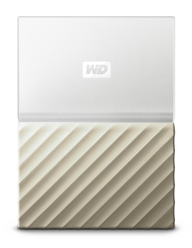 Western Digital My Passport Ultra disco duro externo 1000 GB Oro, Blanco