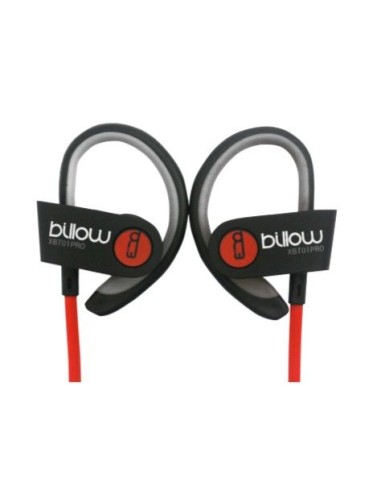 Billow XBT01PRO auriculares para móvil Binaural gancho de oreja Negro, Gris, Rojo Inalámbrico