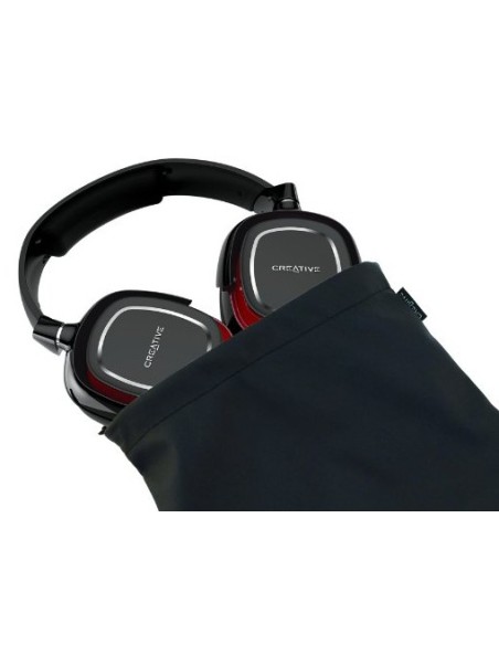 Creative Labs Draco HS880 Binaural Diadema Negro, Rojo
