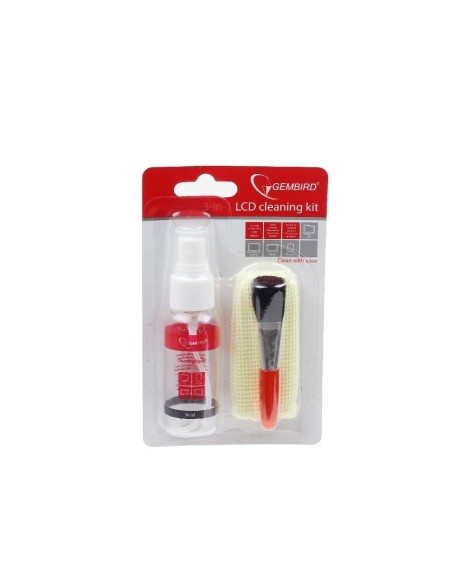 GEMBIRD KIT LIMPIEZA DE LCD 3 EN 1