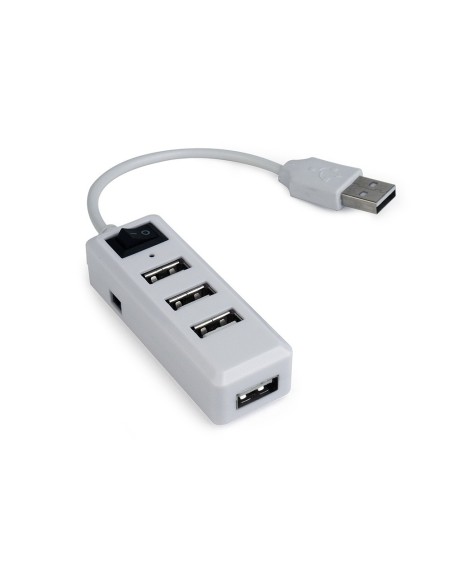 HUB USB 4 PUERTOS USB GEMBIRD CON INTERRUPTOR