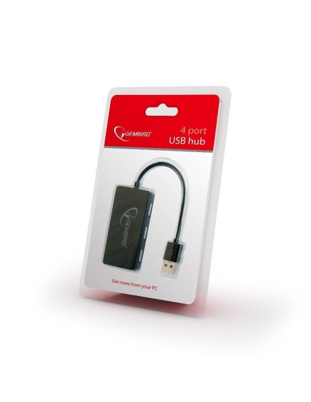 HUB USB 2.0 4 PUERTOS UHB-U2P4 GEMBIRD