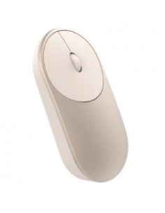 Xiaomi HLK4008GL ratón RF inalámbrica + Bluetooth Óptico 1200 DPI mano derecha Oro