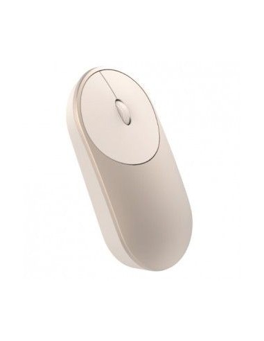 Xiaomi HLK4008GL ratón RF inalámbrica + Bluetooth Óptico 1200 DPI mano derecha Oro