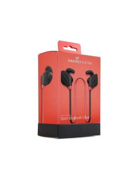 Energy Sistem 426096 auriculares para móvil Binaural Dentro de oído Negro, Coral