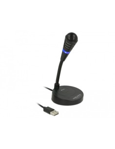 DeLOCK 65868 micrófono PC microphone Alámbrico Negro