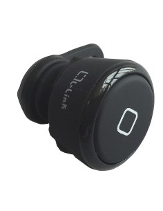 L-Link LL-AM-114 gancho de oreja, Dentro oído Monoaural Inalámbrico Negro auriculares para móvil