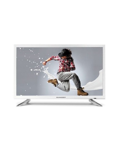 ​SCHNEIDER CONSUMER RAINBOW TV 24" LED FHD USB HDMI blanca 59,9 cm (23.6") Full HD Blanco