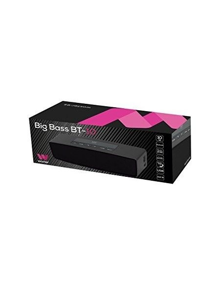 Woxter Big Bass BT-10 10 W Altavoz portátil estéreo Negro