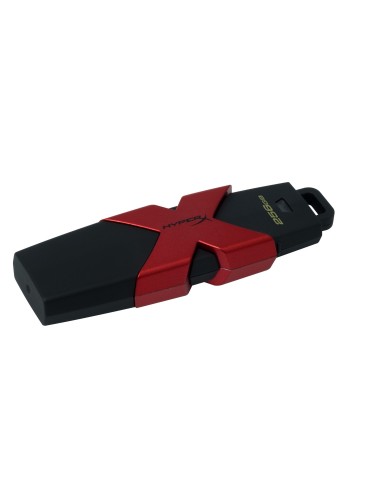 HyperX 256GB unidad flash USB 3.0 (3.1 Gen 1) Conector Tipo A Negro, Rojo