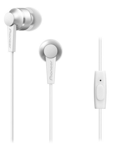 Pioneer SE-C3T auriculares para móvil Binaural Dentro de oído Blanco