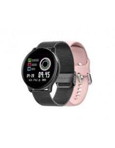 RELOJ SMARTWATCH DCU CASUAL 2 BANDS METAL NEGRO ROSA SILICONA 34157000