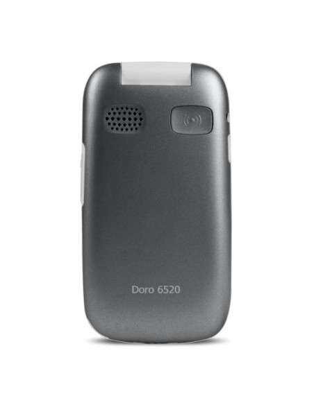 Doro 6520 7,11 cm (2.8") 108 g Grafito, Blanco Teléfono básico