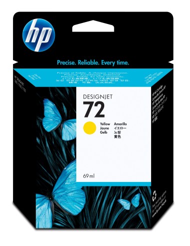 HP 72 Original Amarillo