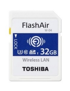 Toshiba FlashAir W-04 memoria flash 32 GB SDHC Clase 3 UHS-I