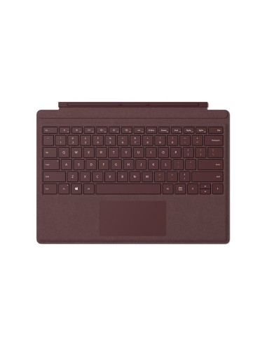 Microsoft Surface Pro Signature Type Cover teclado para móvil Borgoña Español port
