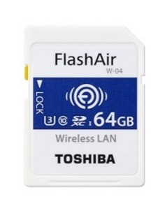 Toshiba Flashair W-04 memoria flash 64 GB SDXC Clase 3 UHS-I