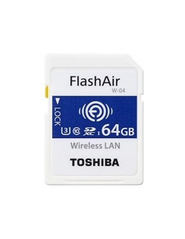 Toshiba Flashair W-04 memoria flash 64 GB SDXC Clase 3 UHS-I