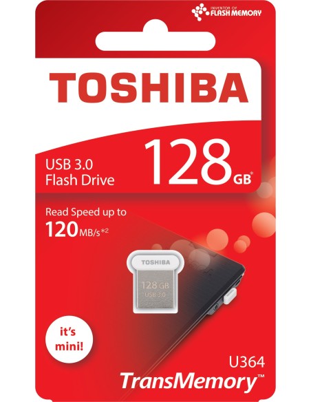 Toshiba TransMemory U364 128GB White unidad flash USB 3.0 (3.1 Gen 1) Conector Tipo A Blanco