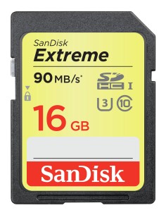 Sandisk Extreme memoria flash 16 GB SDHC Clase 10 UHS-I